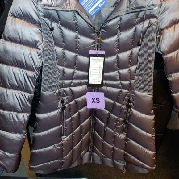 Bernardo Ladies' Quilted Packable Puffer Jacket blue (ıced cove) - Picture 8 of 8